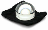 4X Magnifying Glass Dome Crystal Clear Easy to Glide Paperweight 2.5" Dome
